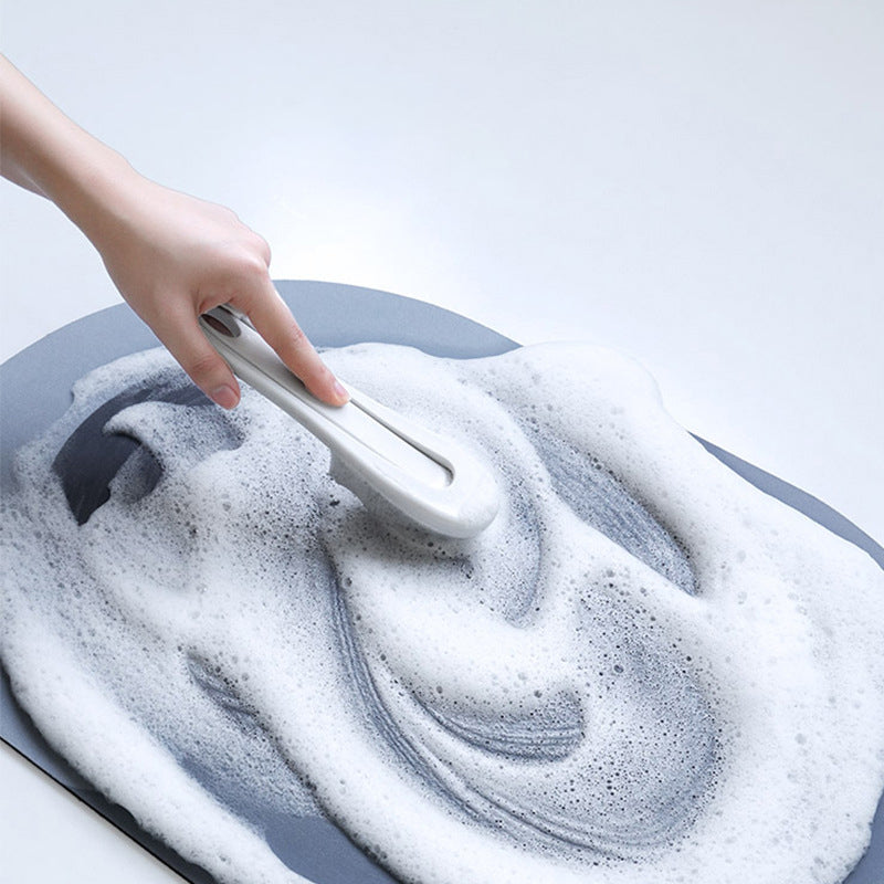 Modern Round Bath Mat | Soft Absorbent Non-Slip Floor Rug (Random Color)