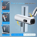 4-Mode Kitchen Faucet Extender | Pressurized Waterfall Sprayer & Splash-Proof Tap Adapter
