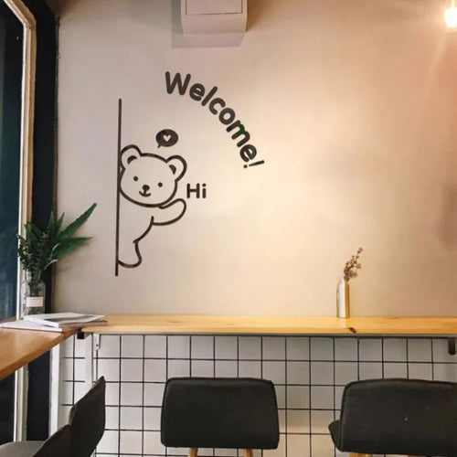 3D Cute Teddy Bear Wooden Wall Art – Premium Home & Office Wall Decor