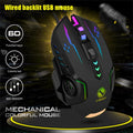 E-Sports RGB Gaming Mouse – Colorful LED Lighting for PC