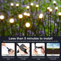 Solar Firefly Garden Lights | Waterproof Outdoor Decorative Lights (Warm White)