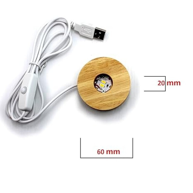 USB LED Galaxy Crystal Ball Lamp | 3D Moon Night Light & Decorative Home Décor