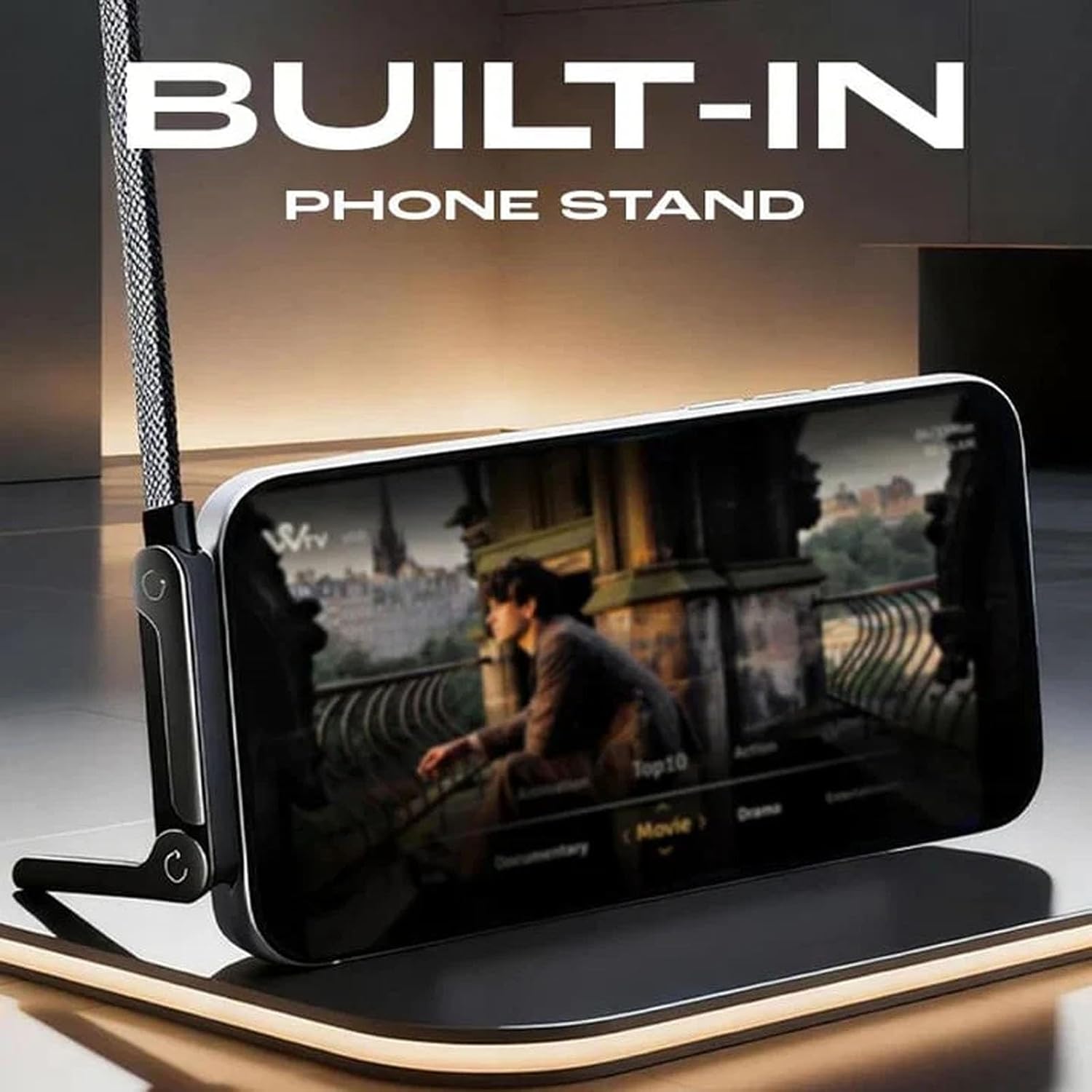 Premium 2-in-1 USB-C Cable with Stand | 240W Fast Charging
