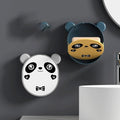 Cute Panda Wall-Mount Soap Dish Holder – Punch-Free Bathroom & Kitchen Rack (Random Color)