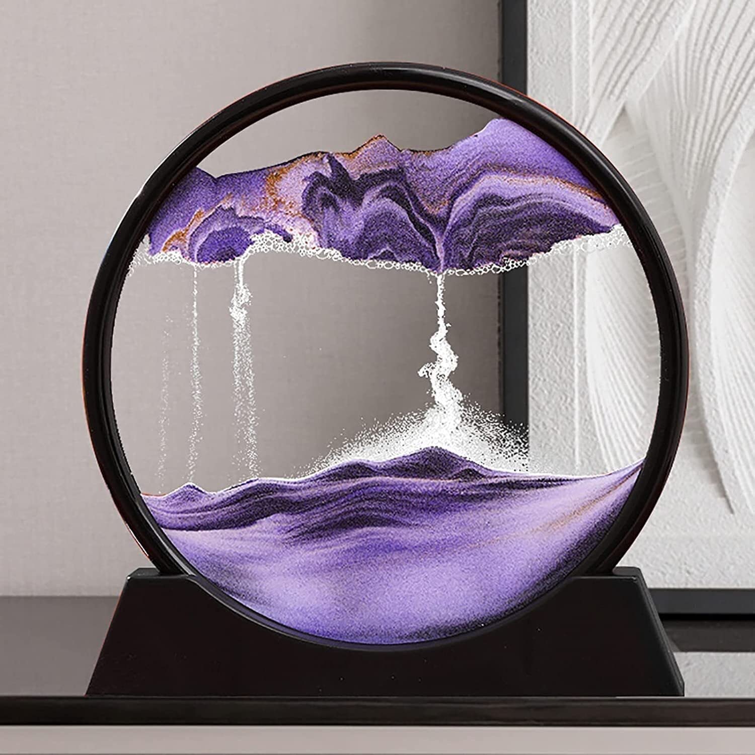 3D Moving Sand Art Lamp | Dynamic Flowing Sand LED Night Light (Random Color)