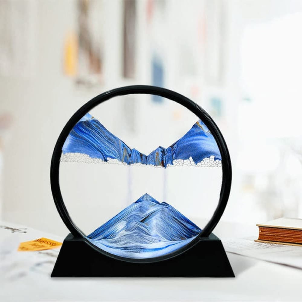 3D Moving Sand Art Lamp | Dynamic Flowing Sand LED Night Light (Random Color)