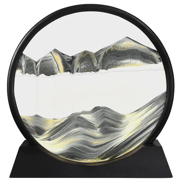 3D Moving Sand Art Lamp | Dynamic Flowing Sand LED Night Light (Random Color)