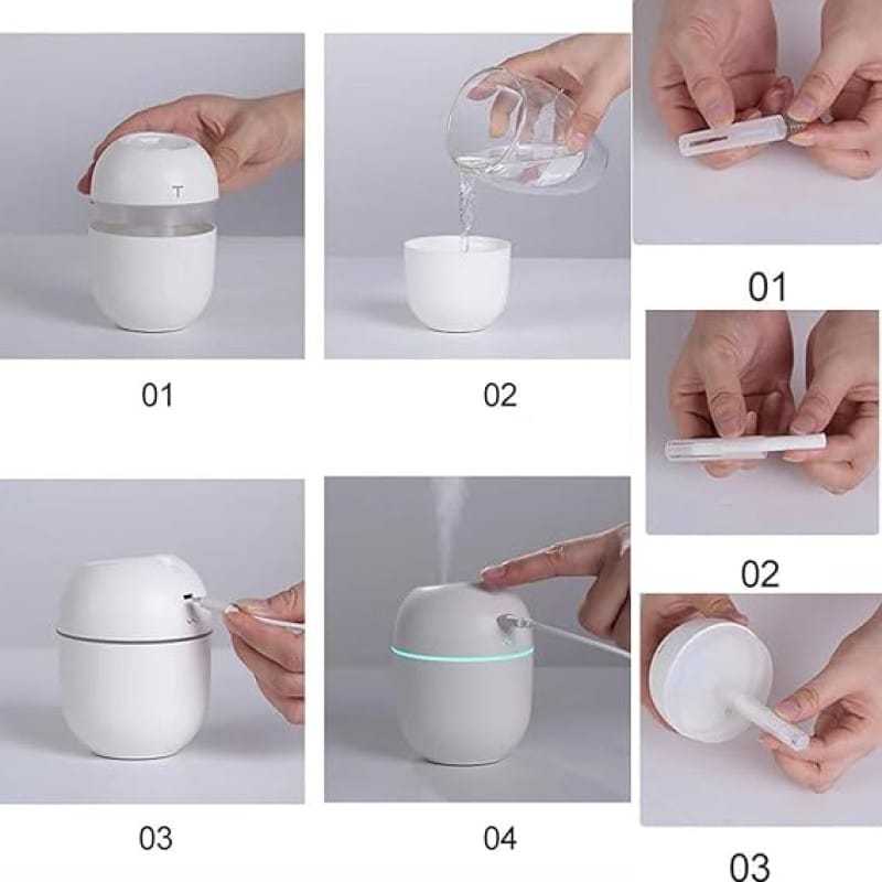 3-in-1 Air Humidifier & Essential Oil Aroma Diffuser – Cool Mist Aromatherapy for Home & Office