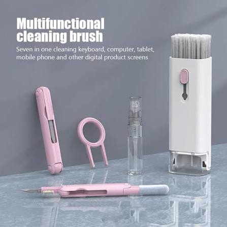 7-in-1 Keyboard Cleaning Kit | Multi-Function Earphone Cleaner & Keycap Puller