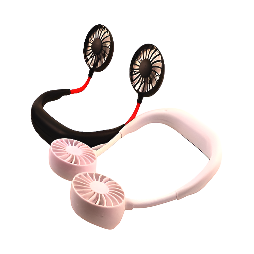 7-Wing Rechargeable Neck Fan | Portable Hands-Free Personal Cooling Fan (Random Color)