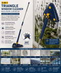 360° Extendable Triangle Mop | Multi-Surface Cleaning Tool for Floors, Windows & Ceilings (Random Color)
